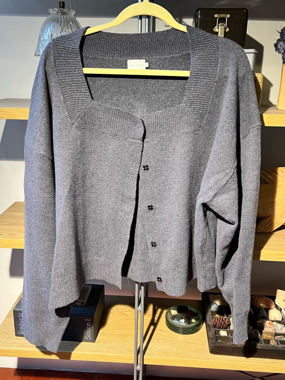Deiji Studios Press Cardigan Light Blue